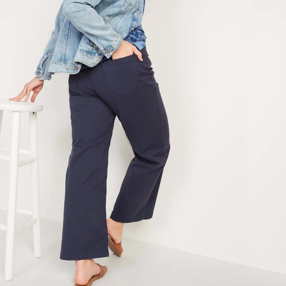Old Navy Extra High-Waisted Wide-Leg Pants New - Picture 5 of 5